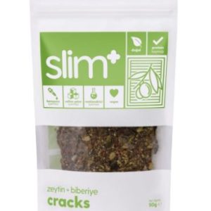 Slim Plus Zeytinli-Biberiyeli Vegan, Glutensiz ve Şeker İlavesiz Tuzlu Atıştırmalık