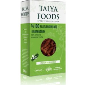 Talya Foods Filizlendirilmiş Çiğ Karabuğday Makarnası (200 gr)