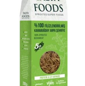 Talya Foods Filizlendrilmiş Çiğ Karabuğday Arpa Şehriye (200 gr)