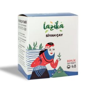 Lazika Siyah Çay Demlik Poşet (48 Adet)