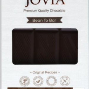 Jovia Organik Sertifikalı %100 Bitter Kakao Parçacıklı Şeker İlavesiz Çikolata (75 gr)